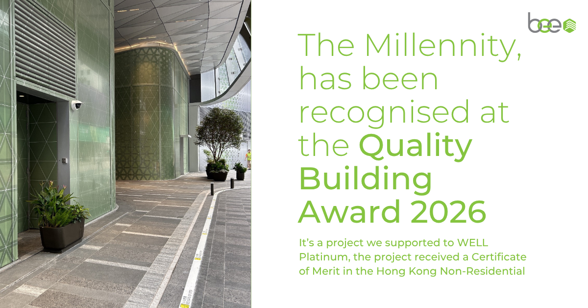 The Millennity Lobby Biophilia · Hong Kong · BEE Incorporations The Millennity lobby with biophilic planting and daylight, part of its WELL Platinum office design in Hong Kong