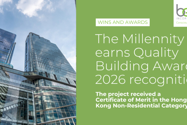 The Millennity’s twin Grade-A office towers, a WELL Platinum office in Hong Kong by Sun Hung Kai