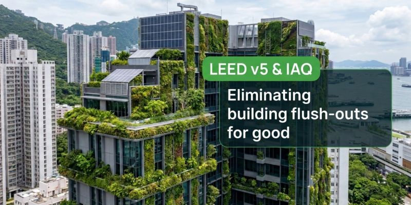 Image for the Tweet beginning: LEED v5 ends the building